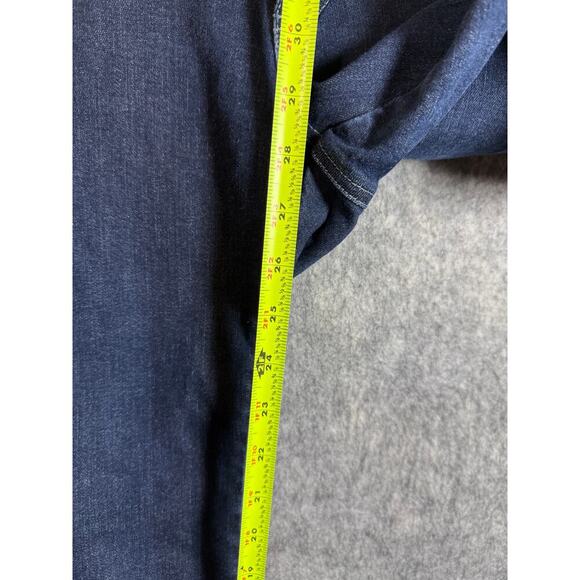 Kuhl Womens Thermik Straight Leg Denim Blue Jeans Style 6255 - Size 8 Short - Picture 9 of 10